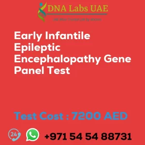 Early Infantile Epileptic Encephalopathy Gene Panel Test sale cost 7200 AED