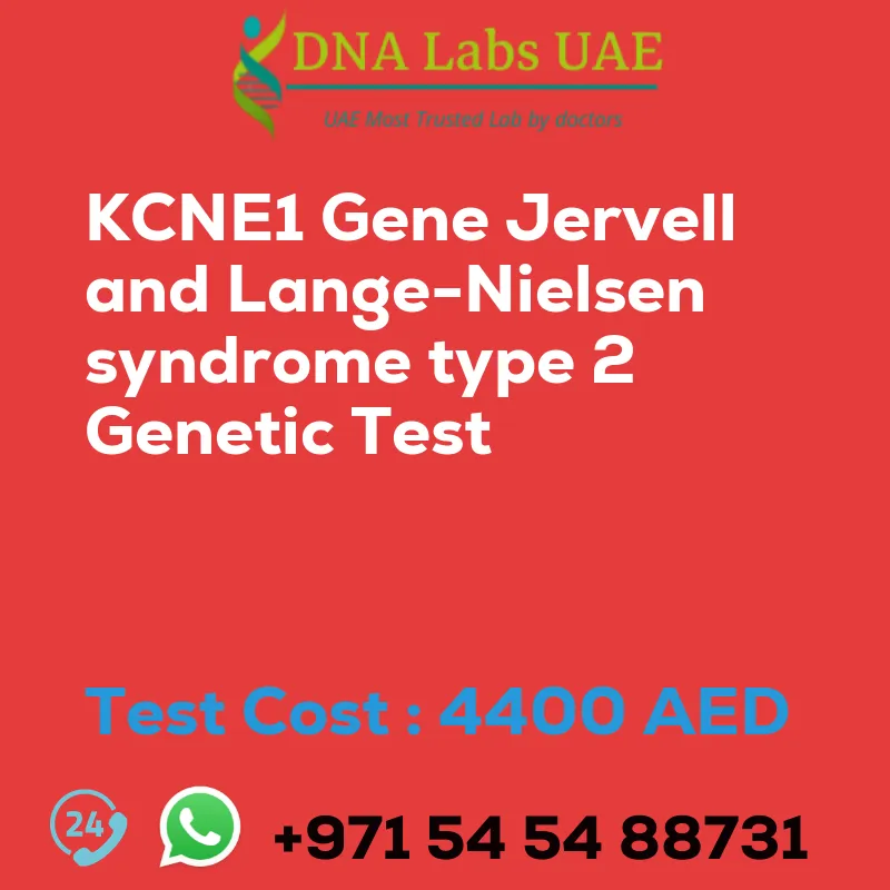 KCNE1 Gene Jervell and Lange-Nielsen syndrome type 2 Genetic Test sale cost 4400 AED