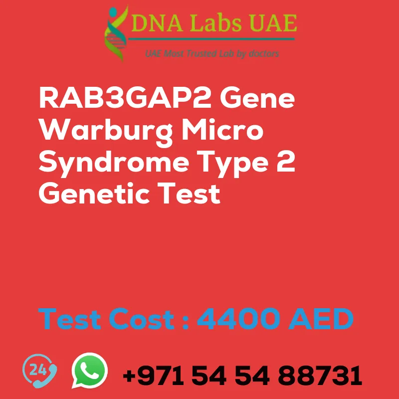 RAB3GAP2 Gene Warburg Micro Syndrome Type 2 Genetic Test sale cost 4400 AED