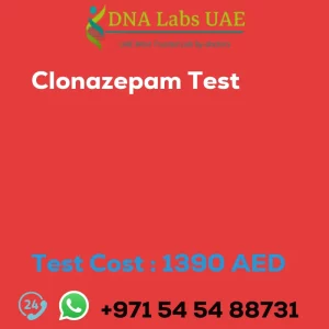 Clonazepam Test sale cost 1390 AED