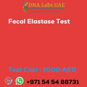 Fecal Elastase Test sale cost 1000 AED
