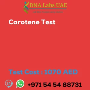Carotene Test sale cost 1070 AED