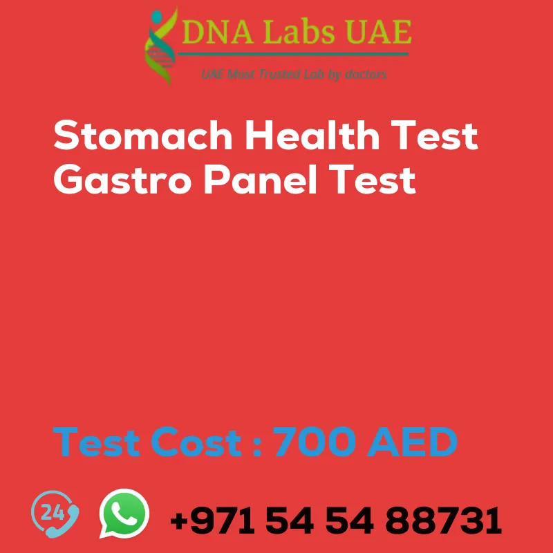 Stomach Health Test Gastro Panel Test sale cost 700 AED