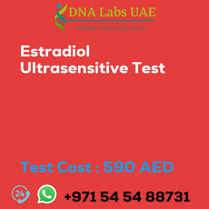 Estradiol Ultrasensitive Test sale cost 590 AED